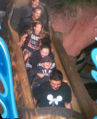 Mountain Splash snap shot....it was reeeaallllly scary!!!!