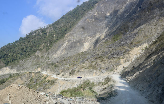 ..the rubbish is such a shame to nature as here the road goes through amazing mountain landscape