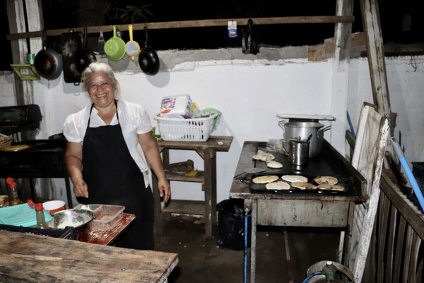 Adela made the best Pupusa's in El Salvador