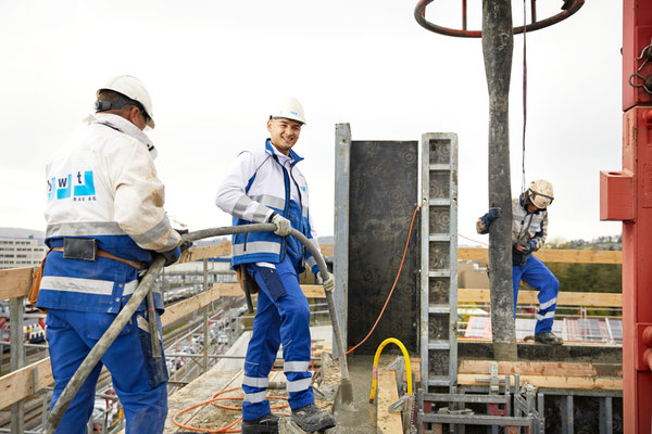 Maurer, Lehrling, BWT Bau AG, Baustelle