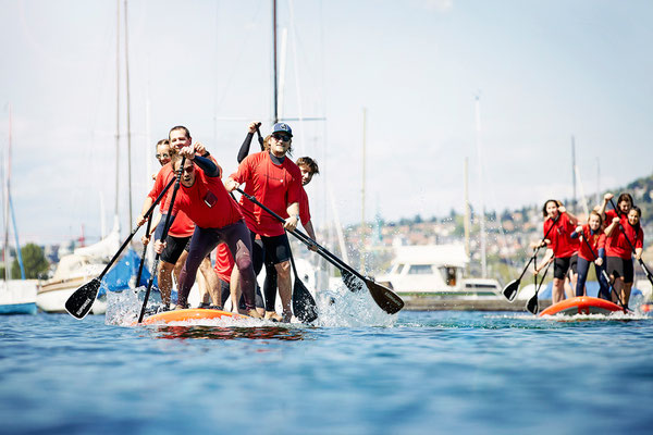 SUP, Stand up paddle auf dem Zürichsee