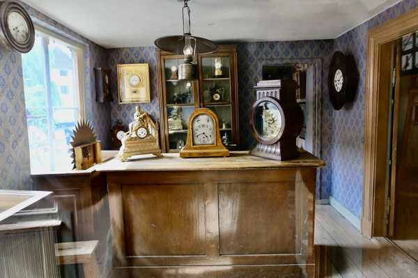 Uhrmacherwerkstatt um 1850