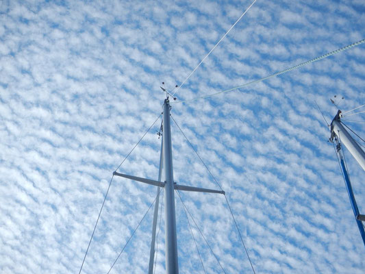 Cirrocumulus im Rigg