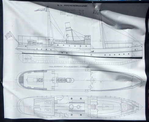 Zeichnungen "Angelo" ex S/S Svendborgsund