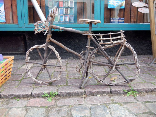 Diesmal ein Holzfahrrad