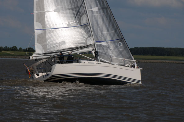 X35 "Lotte" mit knapp zuviel Segelfläche