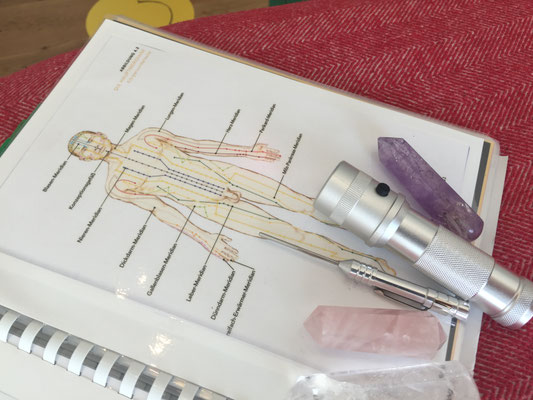 Meridianausgleich über die Akupunkturpunkte