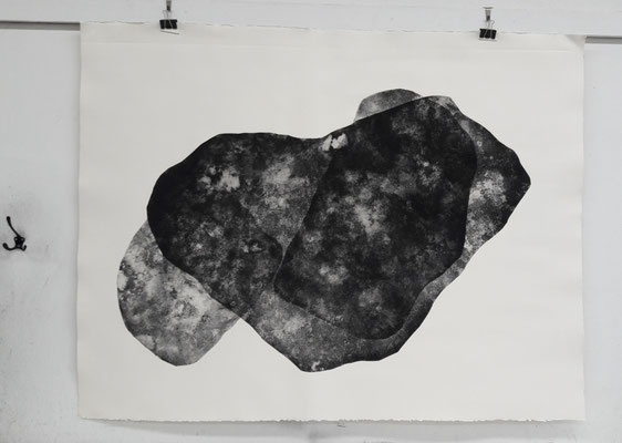 Carborundum print I, about 120 x 160 cm (paper size), 2017