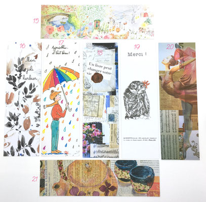 Marque pages illustréslanterne chinoise bouddha bouddhiste jeune expression artistique cultura dalbe faites le vous même beaux arts peinture matériel loisirs créatifs charolles paray le monial librairie libraire indépendant initiales calligraphie carole g