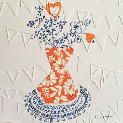 Carole Giboni atelier éditeur édition artiste carte d'art carte artisanale carte d'artiste carte faite main carte fabrication française made in france bourgogne créateur créatrice création originale cadeau origami artisan aquarelle collage dessin 