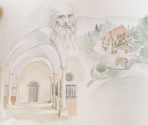 ecuries du château de Chaumont à St Bonnet de Joux