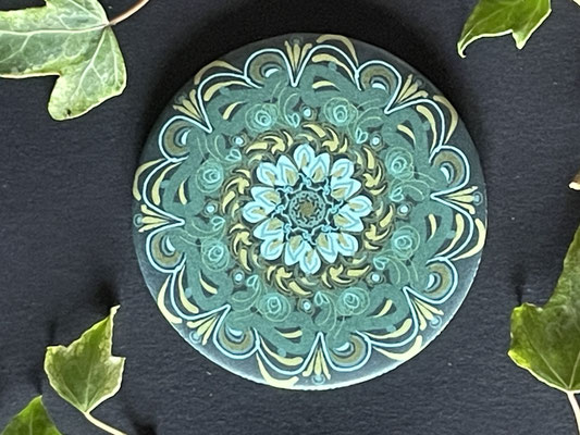 Magnet miroir carole giboni aquarelle origami dessin artiste peintre
