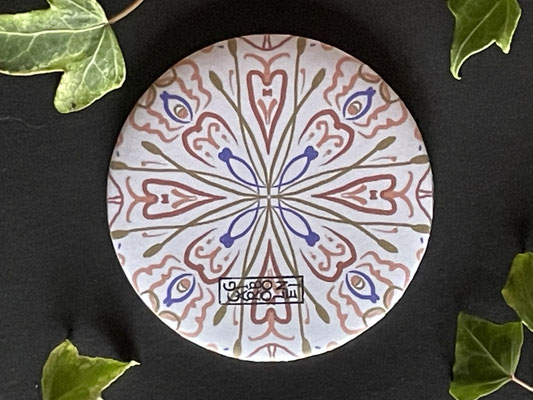 Magnet miroir carole giboni aquarelle origami dessin artiste peintre