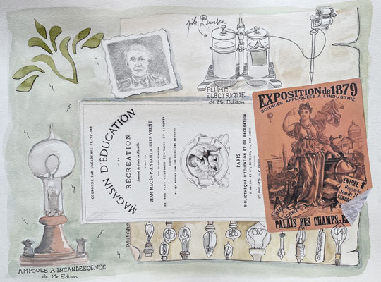 edison thomas edison ampoule électricité inventions