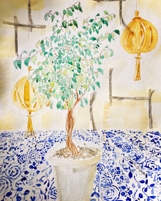 Carole Giboni atelier éditeur édition artiste carte d'art carte artisanale carte d'artiste carte faite main carte fabrication française made in france bourgogne créateur créatrice création originale cadeau origami artisan aquarelle collage dessin 