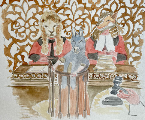 Les Animaux malades de la Peste, illustration Carole Giboni ©
