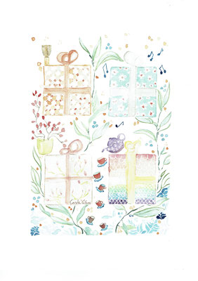 Carole Giboni atelier éditeur édition artiste carte d'art carte artisanale carte d'artiste carte faite main carte fabrication française made in france bourgogne créateur créatrice création originale cadeau origami artisan aquarelle collage dessin 