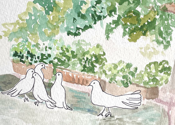 Aquarelle personnalisée Carole Giboni