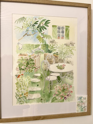 Aquarelle personnalisée Carole Giboni