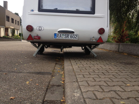 Die neuen Kurbelstützen passen hinten wunderbar....