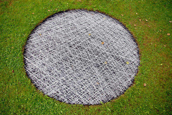 "Lichtpunkt", 2013, 140x140x20cm