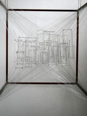 "Utopia", 2014, Glas Nylon Stahl