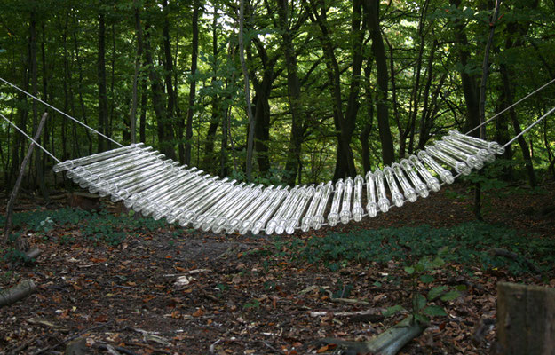 "Glasbrücke", 2007, 300x150cm