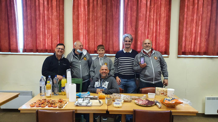Après l'effort, la camaraderie et le réconfort
