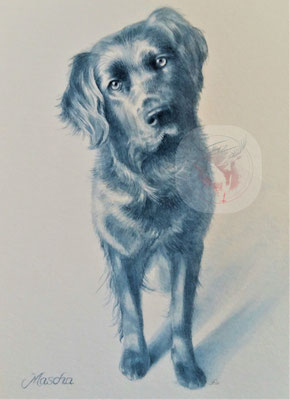 Erinnerung an "Mascha", Aquarell