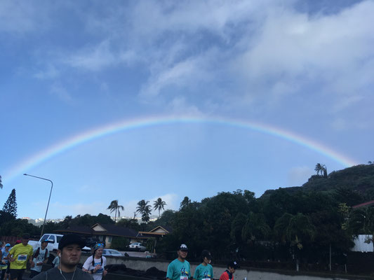 虹をみるとまたハワイに訪れることになるとか