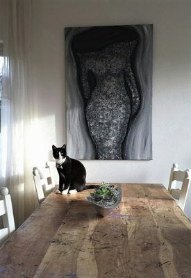 Schilderij 50 TINTEN FAB 70 x 115 cm #fab #fabiola #body #woman #lady #50shadesofgrey #50shadesoffab