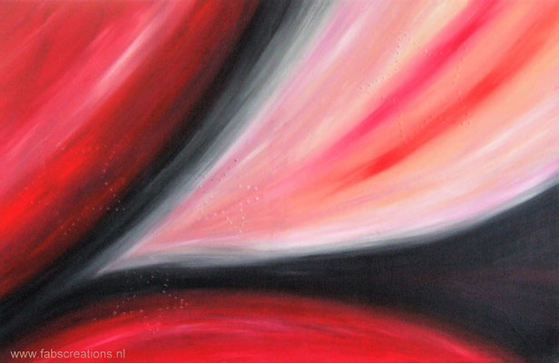 Schilderij BROKEN FRIENDSHIP 115 x 70 cm