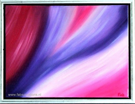 Schilderij LITLLE PURPLE 30 x 40 cm