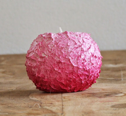 Waxinehouder bol roze - 10 x 10 cm 