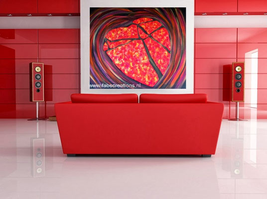 3D Schilderij BITS OF PIECES 120 x 100 cm