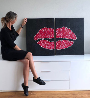 2 luik KISS 2 x 60 x 80 cm