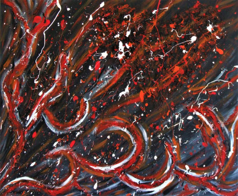 3d Schilderij FURIOUS 120 x 100 cm