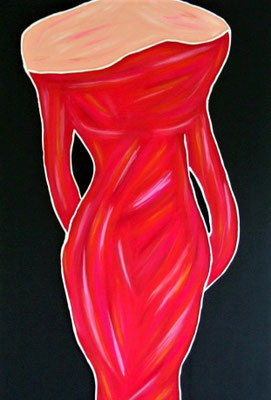 Schilderij LADY F 70 x 115 cm