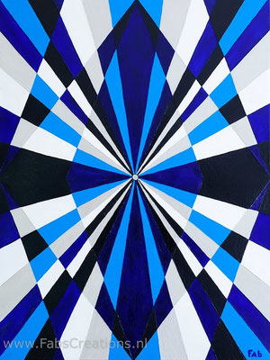 Schilderij MR. Q 60 x 80 cm