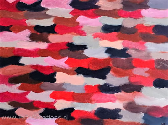 Schilderij BUSY THOUGHTS 80 x 60 cm