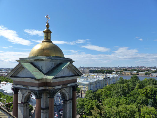 Aussicht Isaakskathedrale St. Petersburg Russland