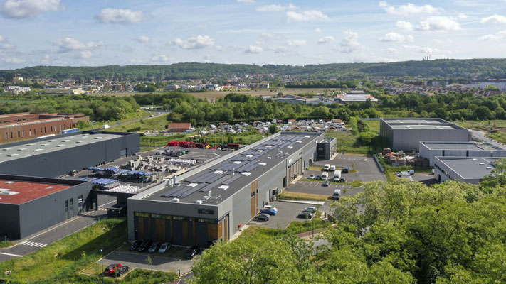 Photographie aerienne - Drone - Panneaux solaires - Pour ALSEI - Innovespace Taverny