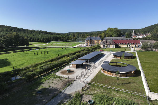 Photographie aerienne - Drone - Domaine de Dampierre-en-Yvelines - Pour elZinc