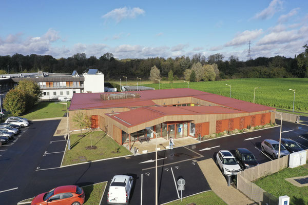 Photographie aerienne - Drone - Pour Ehret - Hôpital de jour cardio-vasculaire de Monchy-Saint-Eloi