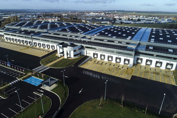 Photographie aerienne - Photographie industrielle - Centre logistique