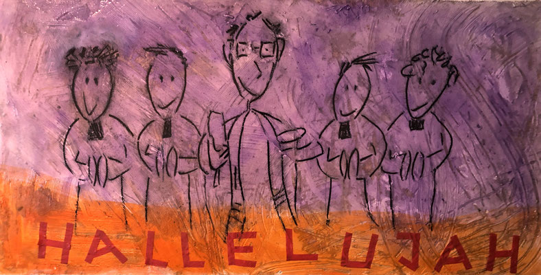 Eden | Acryl auf Holz | 120x60cm | 280€