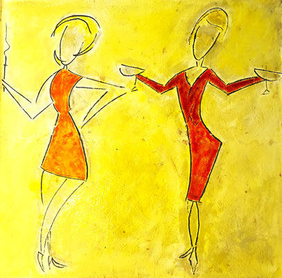 Waiting for? | Acryl auf Holz | 740€