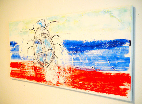 Good Luck Ukraine | Acryl auf Leinwand | 100x50cm | 180€