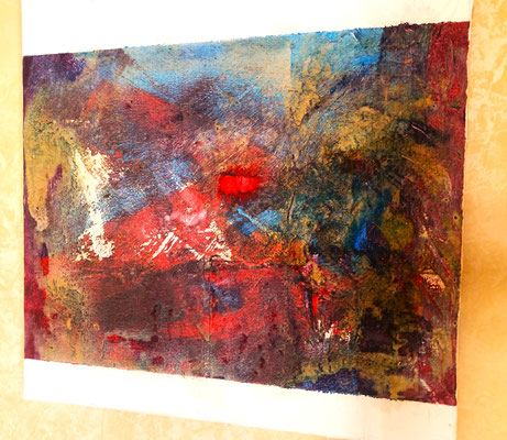 Ready to pour I | Acryl auf Leinwand | 30x20cm | 120€