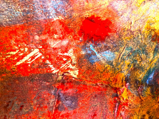 Detailansicht: Ready to pour I | Acryl auf Leinwand | 30x20cm | 120€